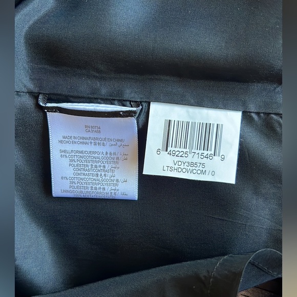 BCBG Max Azria Black White Gray Palms Lined Skirt Classic Office Size 8 Mini - Picture 7 of 7